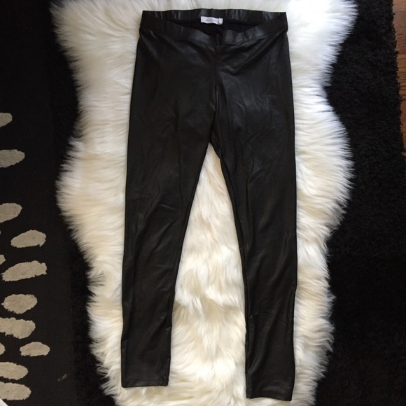 Antistar Pants - ANTISTAR sexy tight fitted black leggings M/Medium